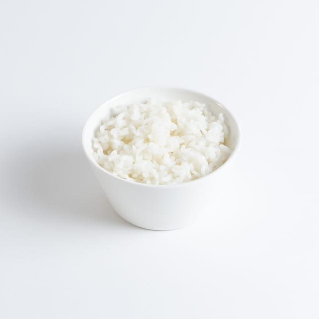 Side white rice.